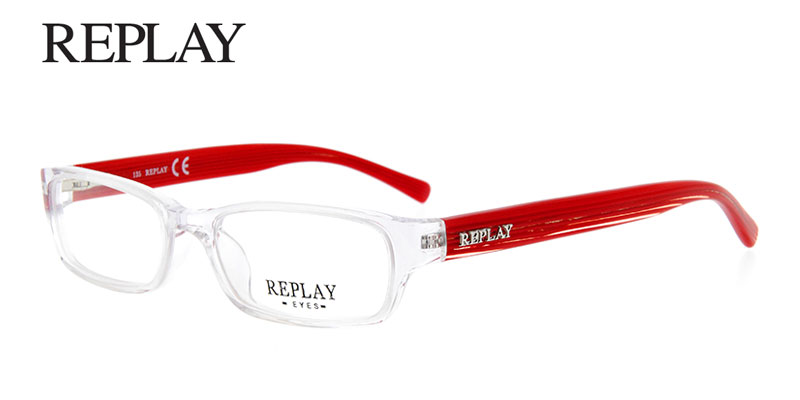 #1: Replay RE352 Clear Designer Prescription Glasses - Eyeglasses For You