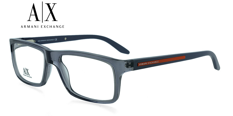 armani exchange clear glasses