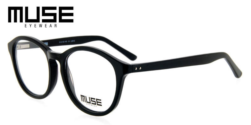 !* Muse Rex Black Rx Eyeglasses Affordable Price - Answer Eyeglasses